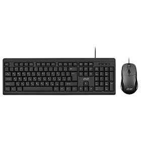 Комплект клавіатура та миша 2E MK401 USB-A, EN/UK, чорний