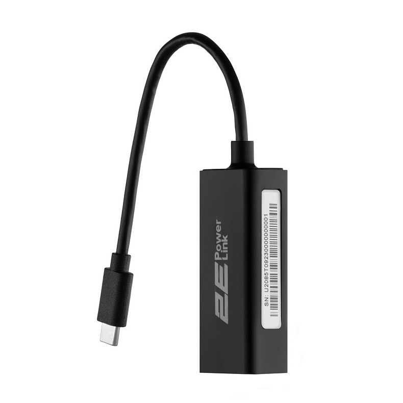 Сетевой адаптер 2E PowerLink U2085T 1xGE, USB TypeC