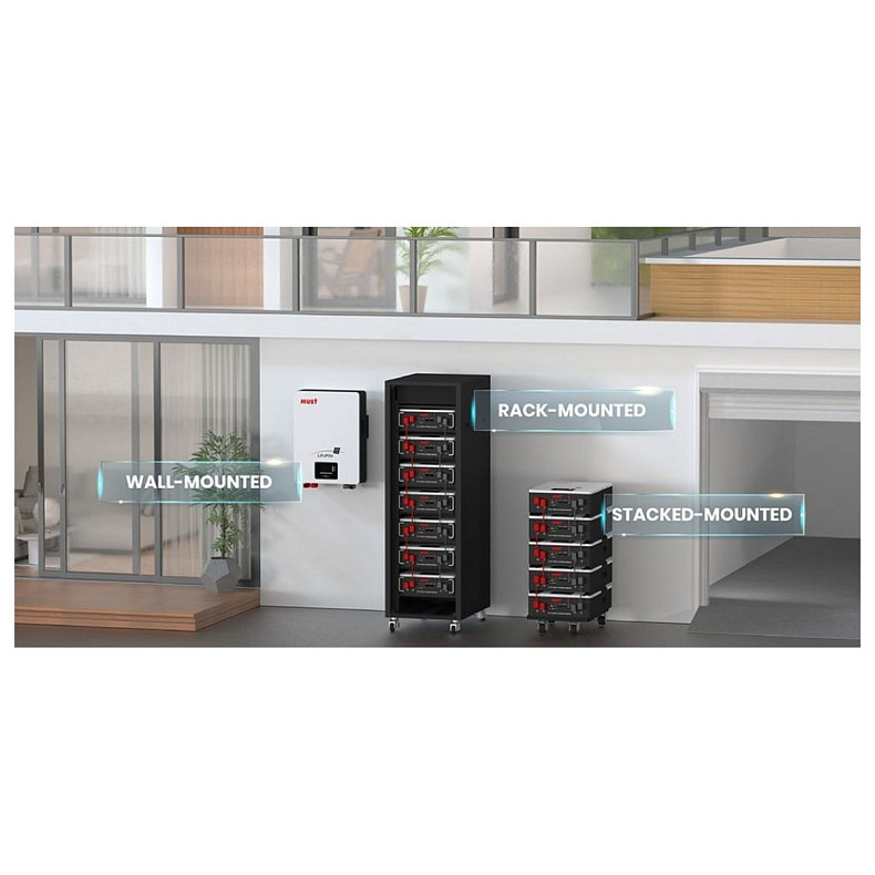 Акумуляторна батарея Must LP16-24100 25,6V 100AH