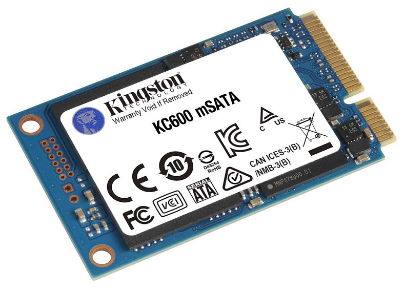 SSD диск Kingston KC600 512GB mSATA SATAIII 3D TLC (SKC600MS/512G)