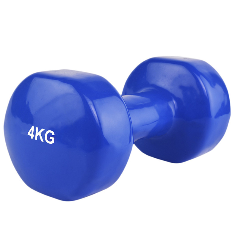 Гантель виниловая Stein 4.0 кг / шт/ синяя
