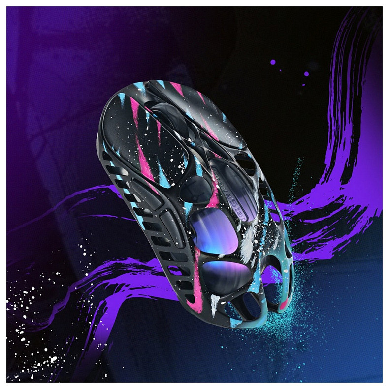 Миша GravaStar Mercury X Pro, 8K, BT/WL/USB-A, RGB, Neon Graffiti