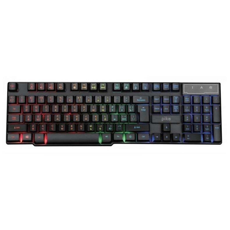 Комплект (клавиатура, мышь) Piko GX200 Black (1283126489808) + гарнитура, коврик