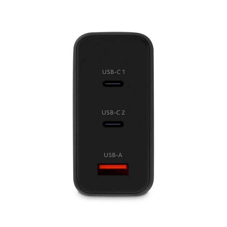 Мережевий зарядний пристрій Ttec SmartCharger Trio GAN 2хUSB-C/USB-A /120Вт Black (2SCG04S)