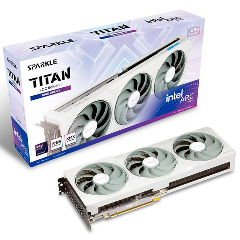 Відеокарта Sparkle ARC B580 12GB GDDR6 SB580TW-12GOC