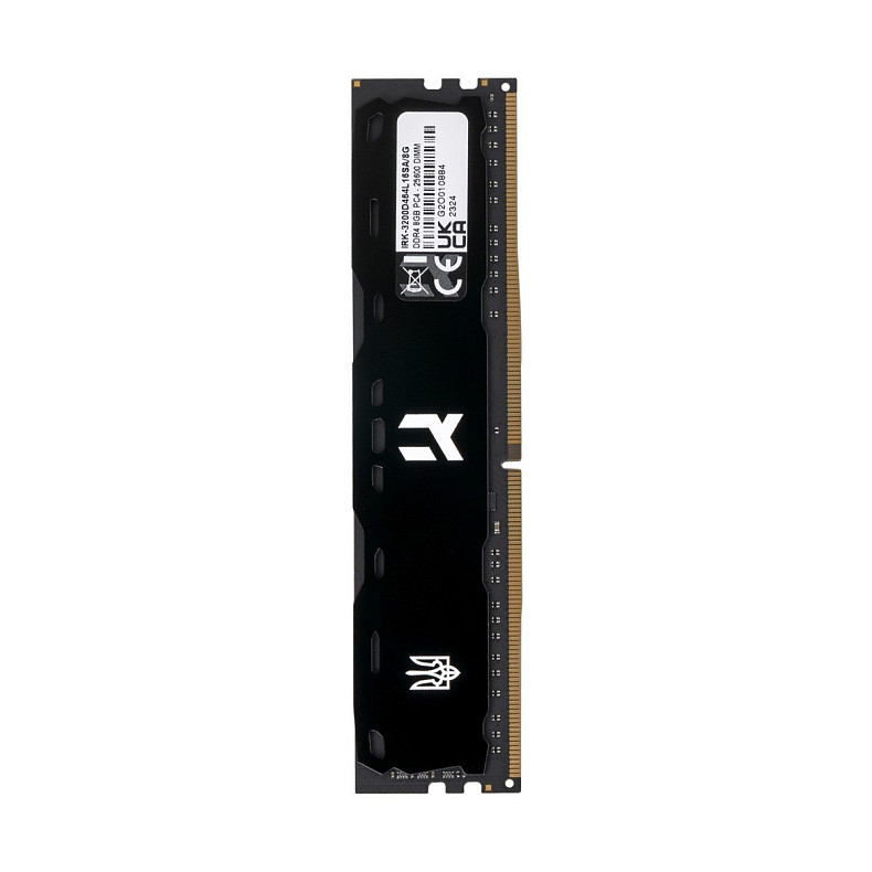 ОЗУ Goodram UKRAINA IRDM X DDR4 8GB/3200 Black (IRK-3200D464L16SA/8G)
