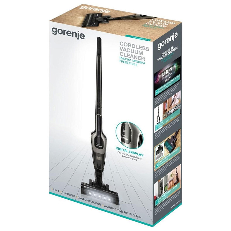 Пылесос аккумуляторный Gorenje SVC 216110 FSIIBKA