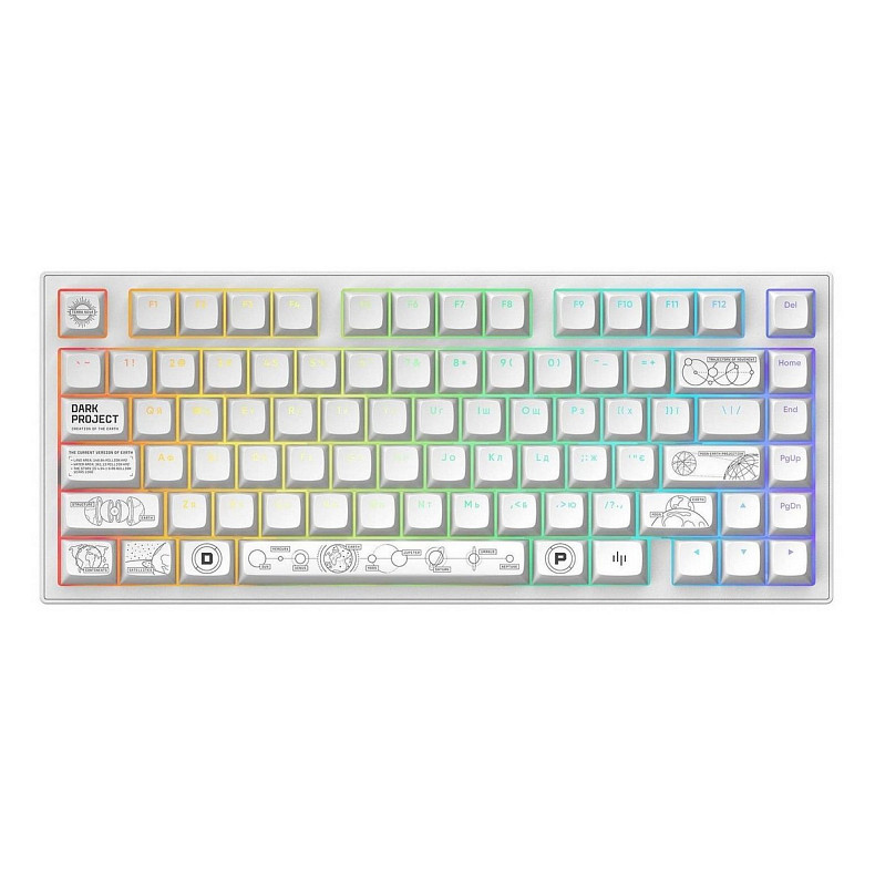 Клавіатура Dark Project ALU81 Terra Nova White (DPKB_NOVA_81_ANSI_WHITE_UA)
