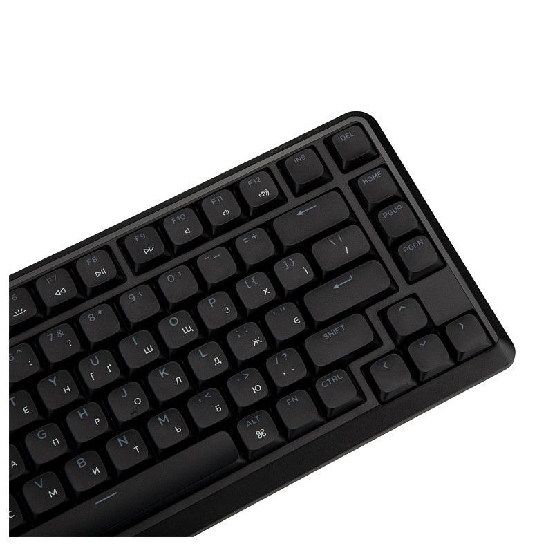 Клавіатура Keychron J1 82Key K Pro Red WL/BT/USB-A QMK Hot-Swap EN/UKR RGB чорний