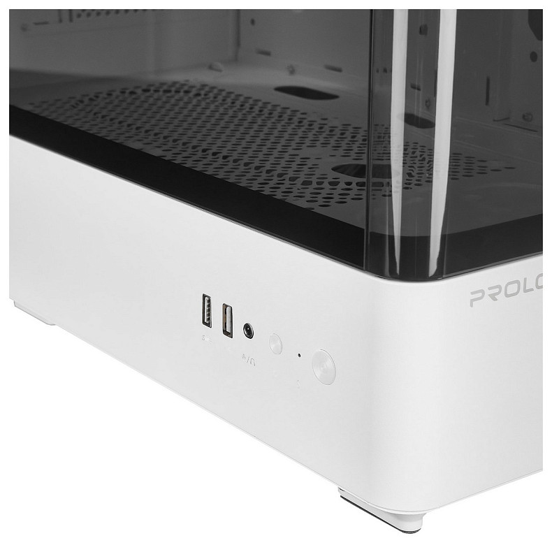 Корпус Prologix Lumi GM-01AW Glass White
