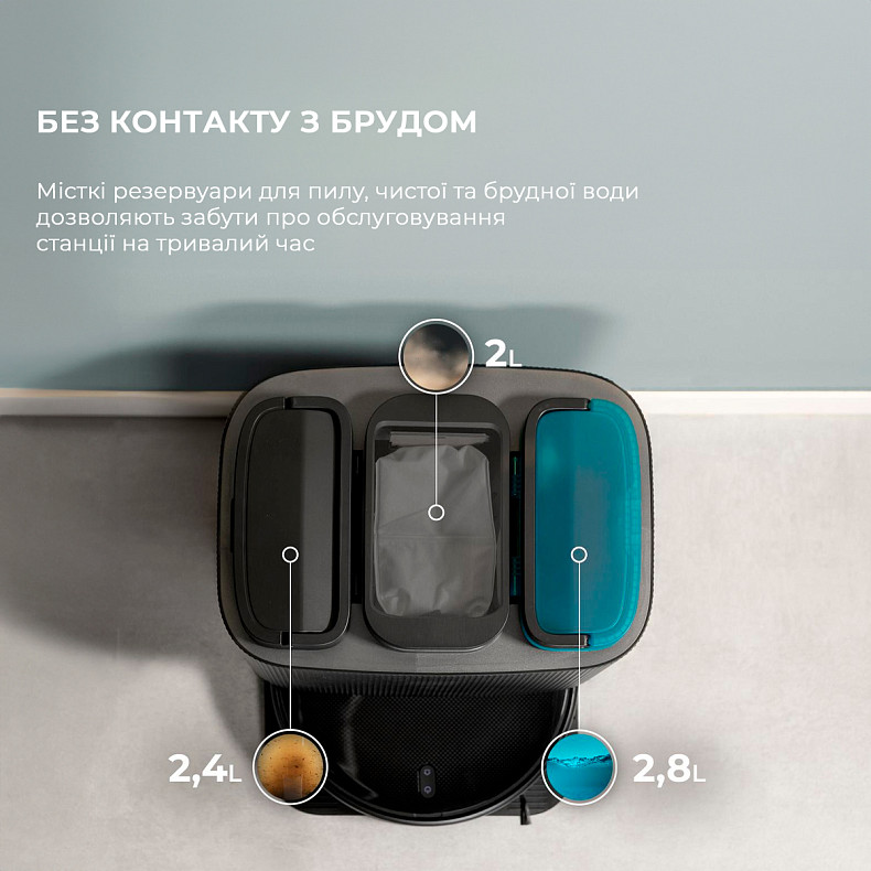 Робот-пилосос миючий Cecotec Conga 11090 Spin Revolution Home&Wash