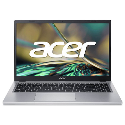 Ноутбук Acer Aspire 3 A315-510P 15.6" FHD, Intel P N200, 4GB, F256GB, UMA, Lin, серебристый