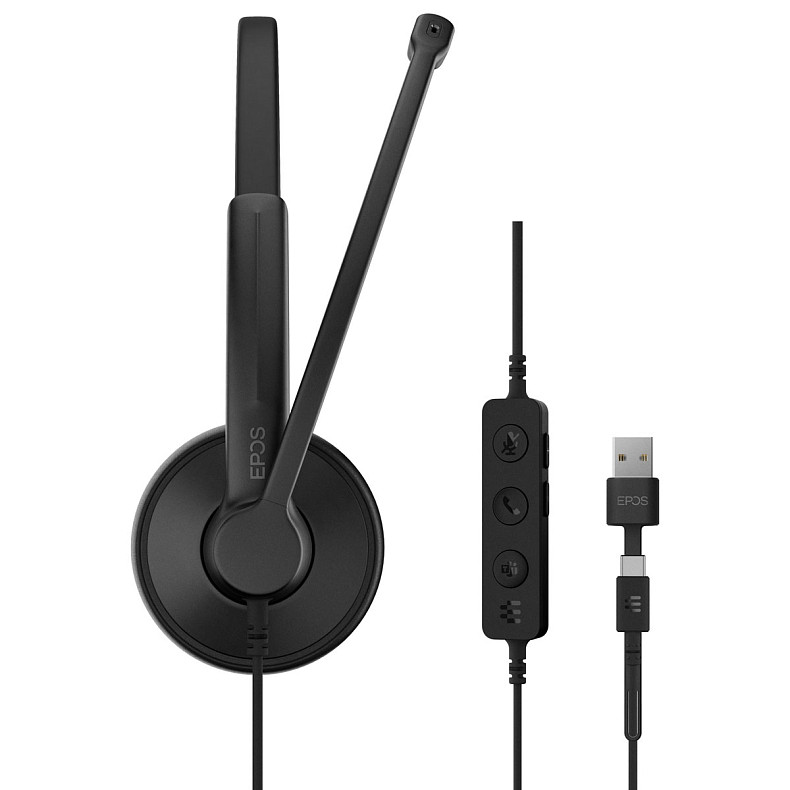 Гарнитура EPOS IMPACT 100 MS Mono USB-C+A (1001419)