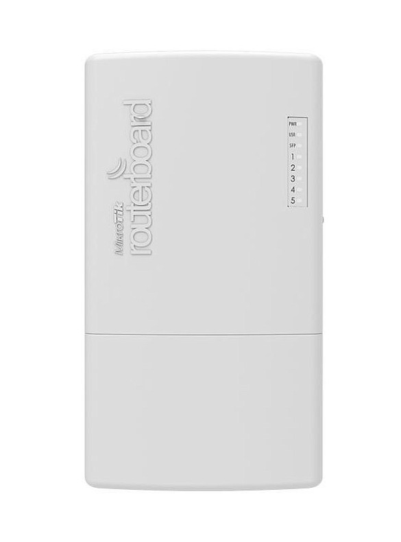 Маршрутизатор MikroTik PowerBox Pro (RB960PGS-PB) (800MHz/128Mb, 5х100Мбит, 1xSFP, PoE out, outdoor)