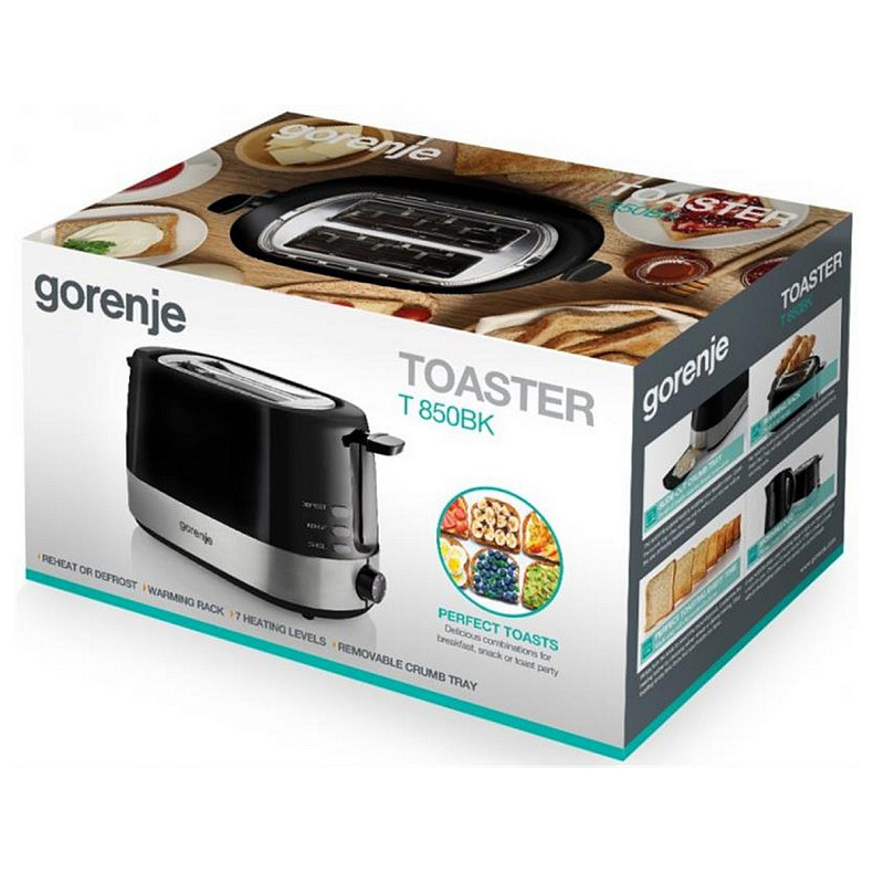 Тостер Gorenje T850BK