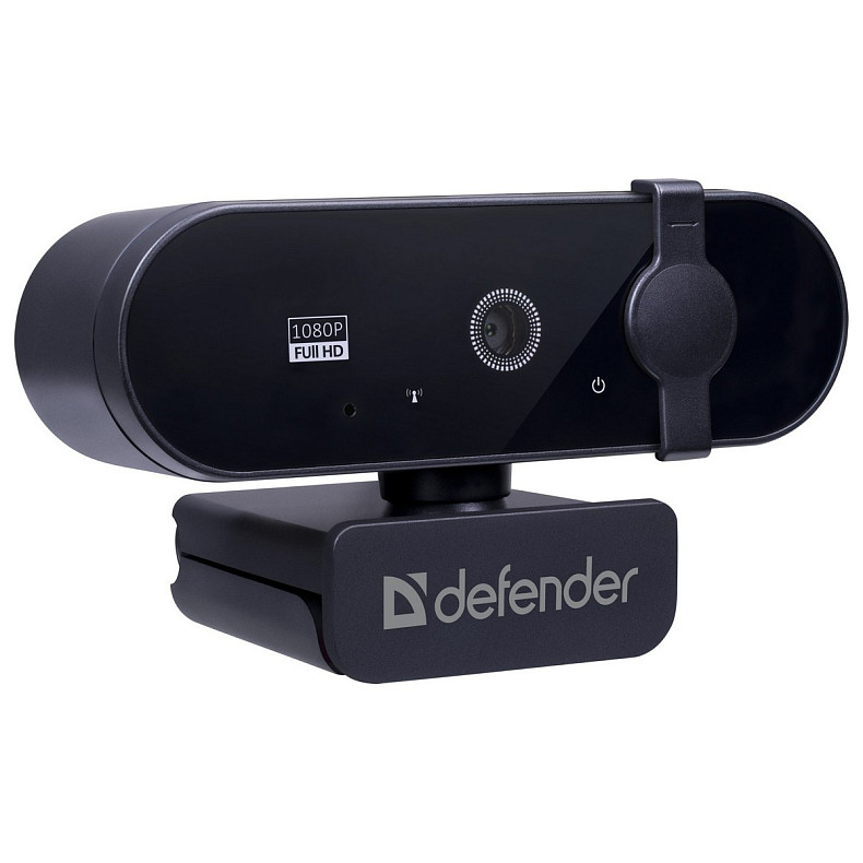 Веб-камера Defender G-lens 2580 FullHD 1080p, 2МП, чорна