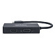 Док-станція USB3.1 Type-C --> HDMI/DVI-I/VGA Black Manhattan