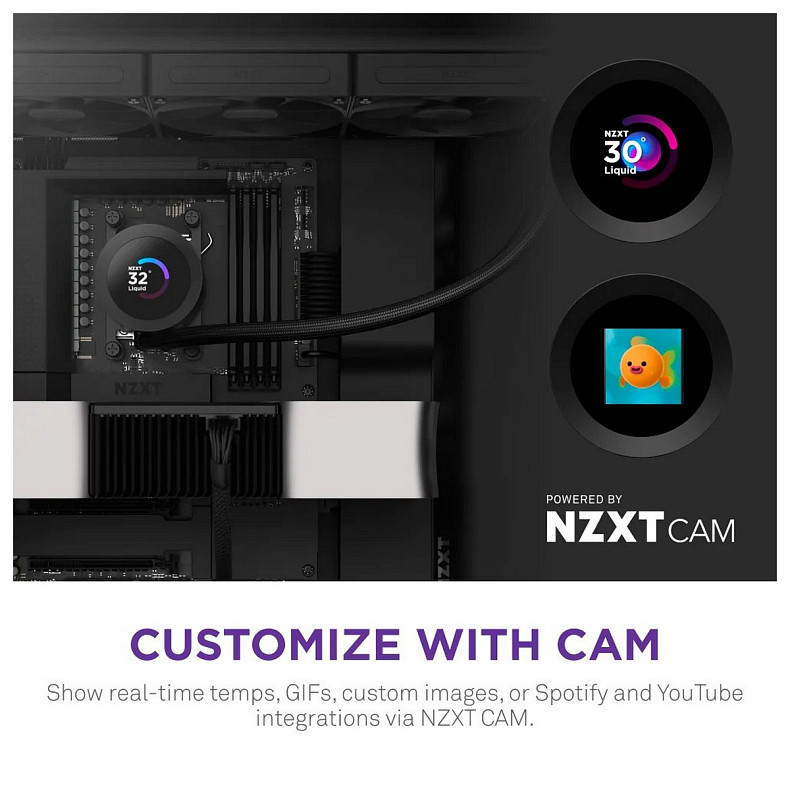 Система рідинного охолодження NZXT Kraken Plus 360 V2 Black (RL-KN360-B2)