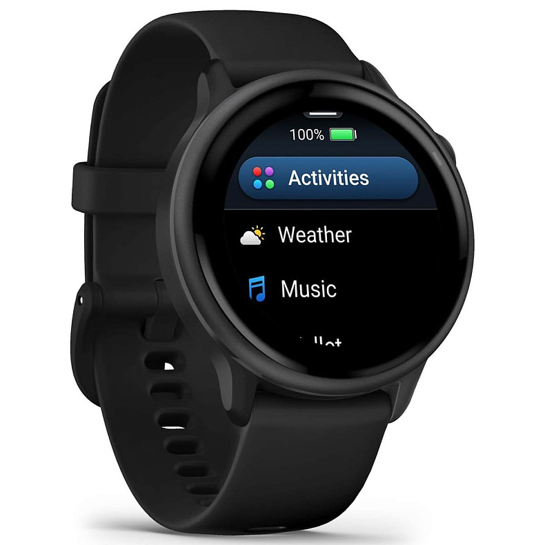 Спортивний годинник Garmin Vivoactive 6 Slate with Black Band