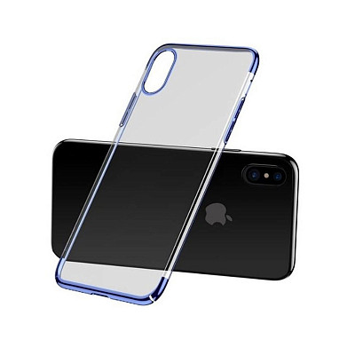 Чохол Baseus Glitter Case for iPhone X/XS Blue (WIAPIPHX-DW03)