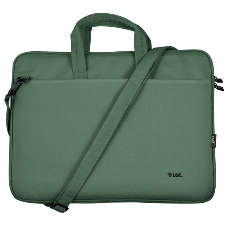 Сумка для ноутбука Trust Bologna Slim Laptop Bag 16 inch Eco - green