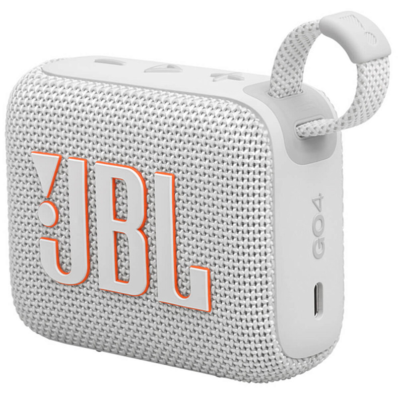 Портативна акустика JBL GO 4 White (JBLGO4WHT)