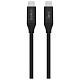 Кабель Belkin USB-C > USB-C, 0.8м, 100Вт, Thunderbolt 3,  40Гбс, чорний