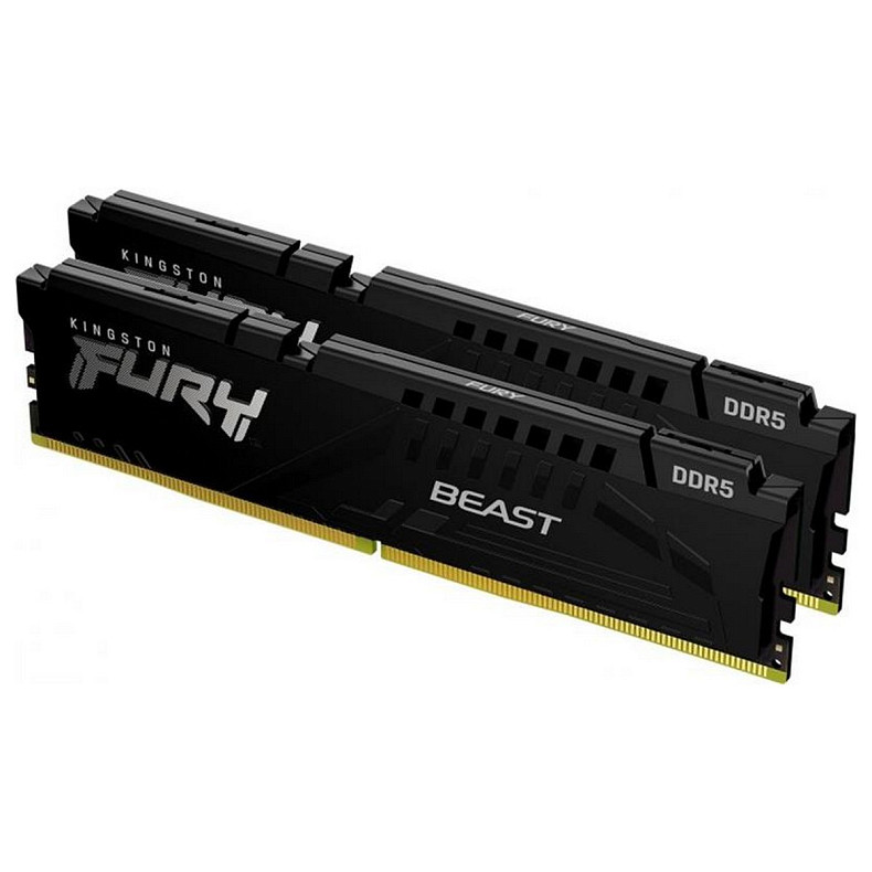 ОЗУ Kingston Fury Beast DDR5 2x8GB 4800 MHz Black (KF548C38BBK2-16)