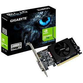 Вiдеокарта GIGABYTE GeForce GT710 2GB DDRR5 64bit low profile (GV-N710D5-2GL)