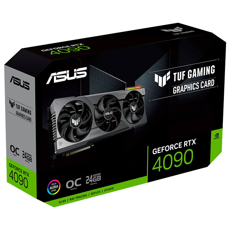 Видеокарта Asus GeForce RTX 4090 24GB GDDR6X TUF Gaming OC (TUF-RTX4090-O24G-GAMING)