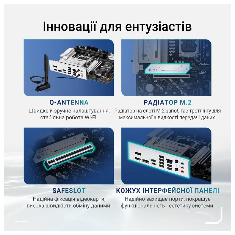 Материнська плата Asus Prime B860M-A WiFi Socket 1851
