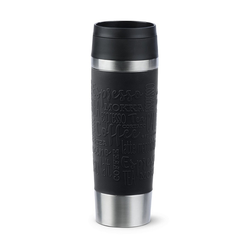 Термочашка Tefal Travel Mug Classic, 500мл, нержавеющая сталь, черный (N2022010)