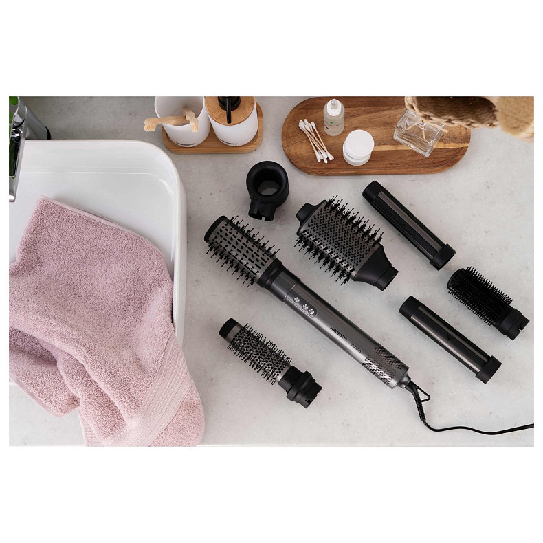 Стайлер Ardesto Stein, 1200-1400Вт, 3 швидкості, 3 темп.режими, іонизація, сірий