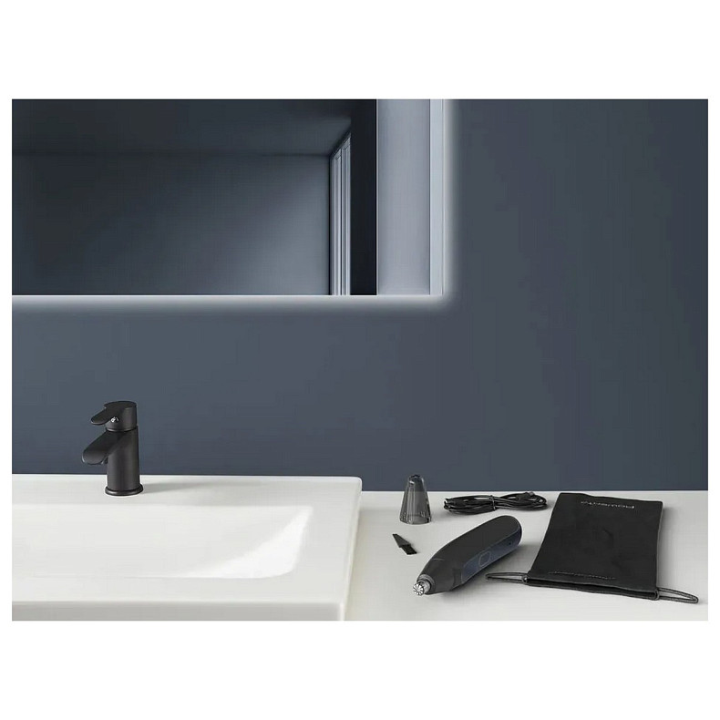 Тример Rowenta Performance, для носа та вух, акумулятор, сталь, синій