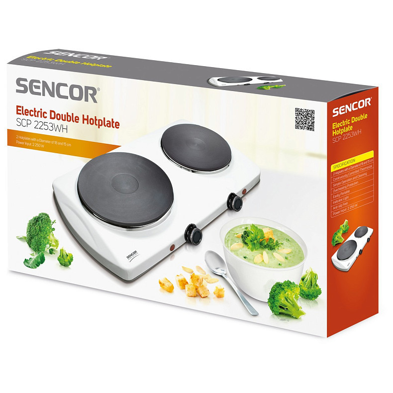 Настільна плита Sencor SCP2253WH-EUE4