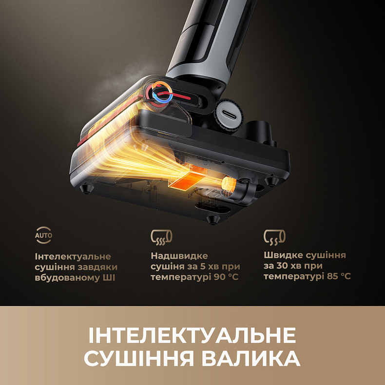 Беспроводной моющий пылесос Dreame H15 Pro Heat