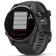 Спортивний годинник Garmin Fenix 8 43mm AMOLED Sapphire Carbon Gray DLC Titanium with Black Silicone Band