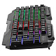 Клавіатура ігрова XTRIKE ME KB-306 UA 114 кл. райдужна LED підсвітка, USB, чорна