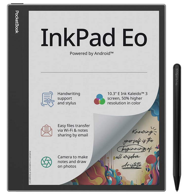 Електронна книга PocketBook InkPad Eo PB1042 Mist Grey (PB1042-M-WW)