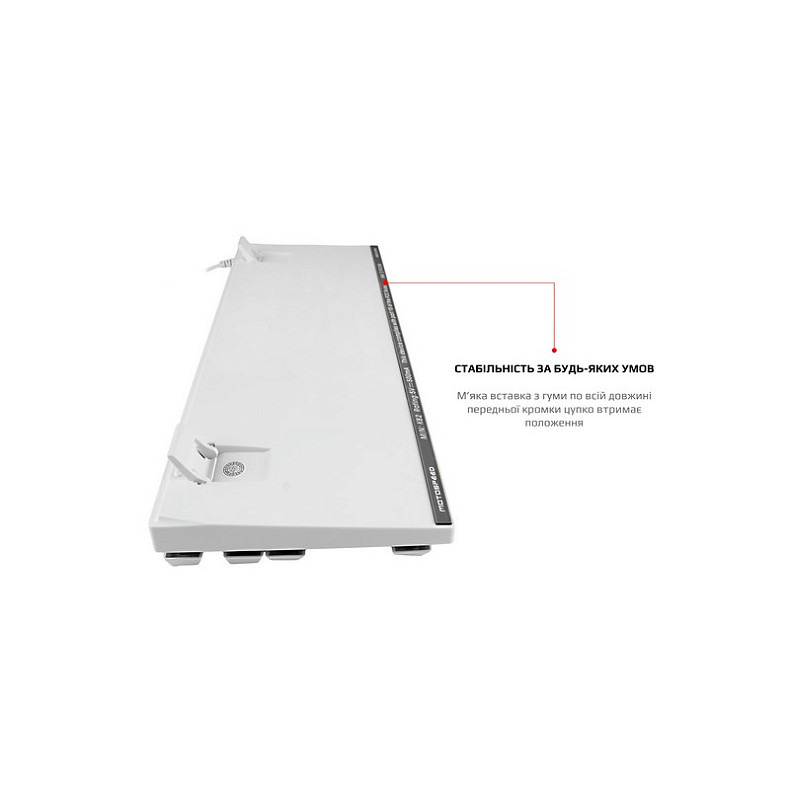 Клавиатура Motospeed K82 Hot-Swap Outemu Red USB White (mtk82whsr)