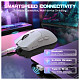 Мишка Attack Shark X1, Wireless/Bluetooth, 40000dpi. (PAW3395PRO), 6кн., White