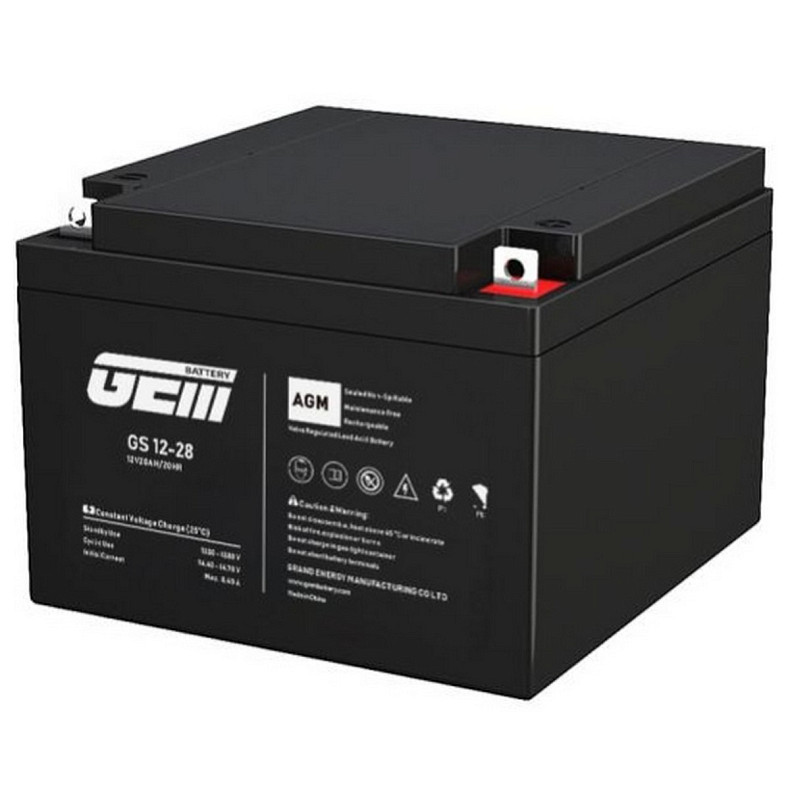Аккумуляторная батарея GEM Battery 12V, 28.0A, AGM