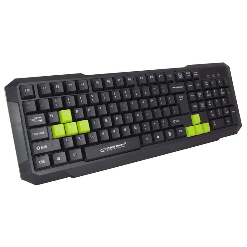 Клавиатура Esperanza Keyboard EGK102 GReen USB