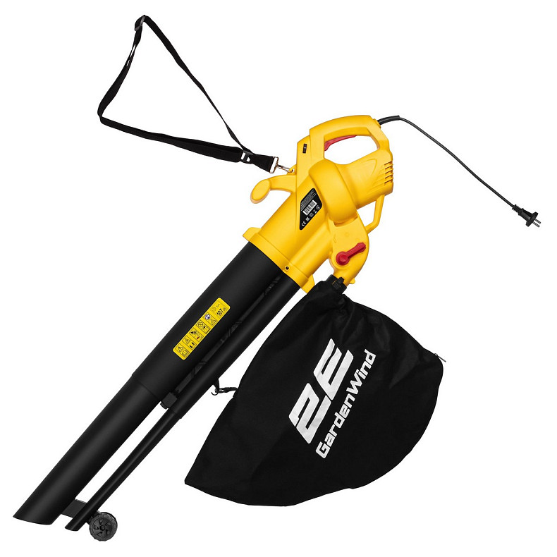 Воздуходув-пылесос садовый сетевой 2Е GardenWind 3000Вт 3в1 250км/час мешок 40л 2.7кг
