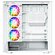 Корпус Modecom VOLCANO AQ500 ARGB MIDI FRONT LCD 6,2”, 4x120mm fans WHITE без БЖ ATX