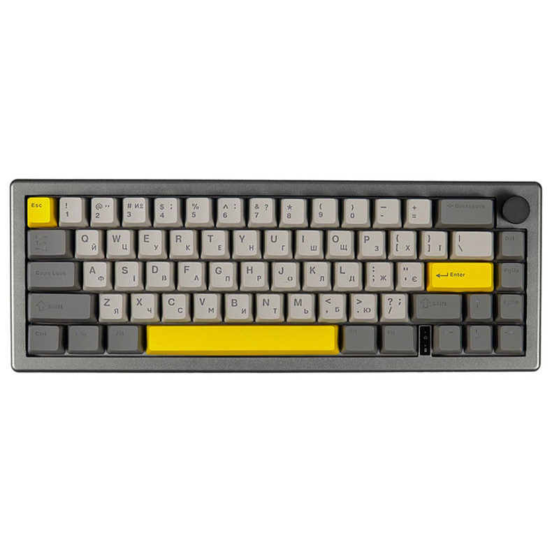 Клавіатура EPOMAKER EK68 Budgerigar V2 Black (EK68-B-BV2)