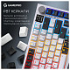 Клавіатура GamePro Asgard Valhalla QLAB Sakura Switch White With Display (MK160-W-D-QS-