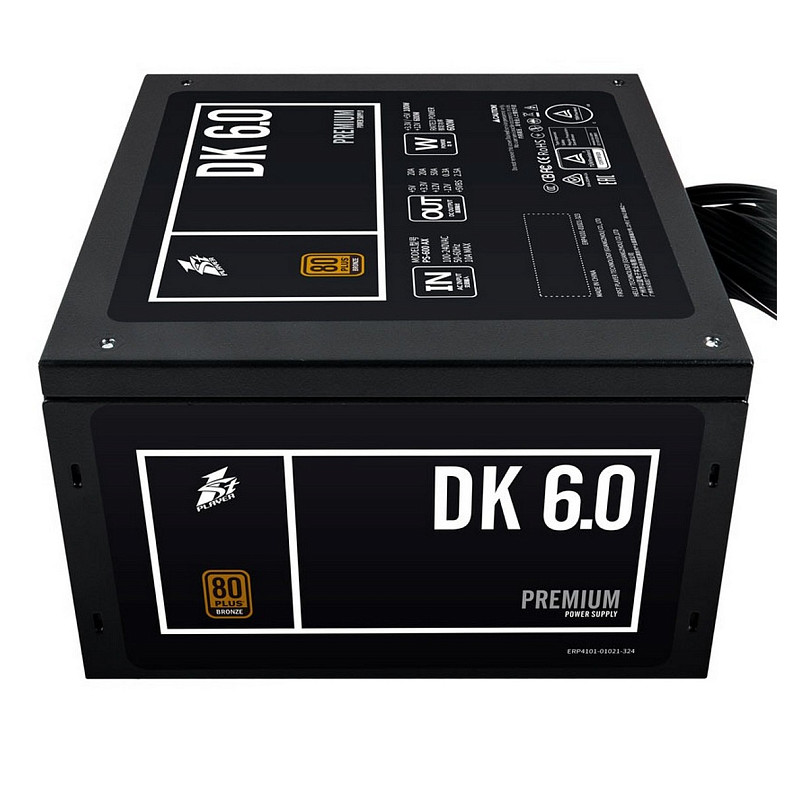 Блок живлення 1stPlayer PS-600AX (DKPM-BRZ-600-BK-EU) 600W