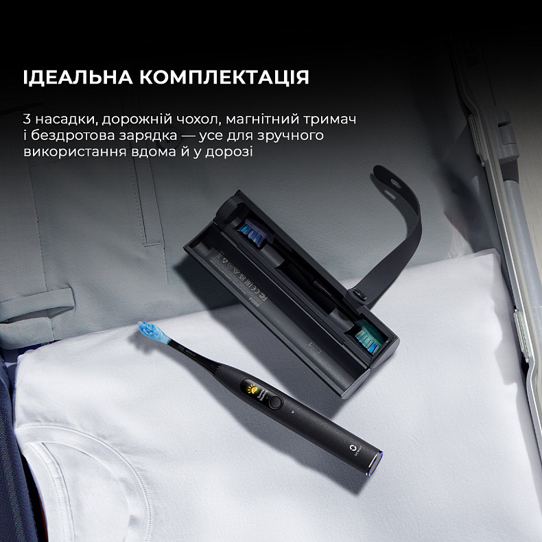 Електрична зубна щітка Oclean X Ultra 20 Set Electric Toothbrush Black