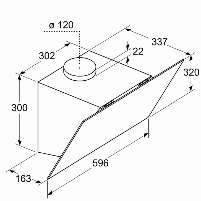 Витяжка Bosch DWK64PJ60T